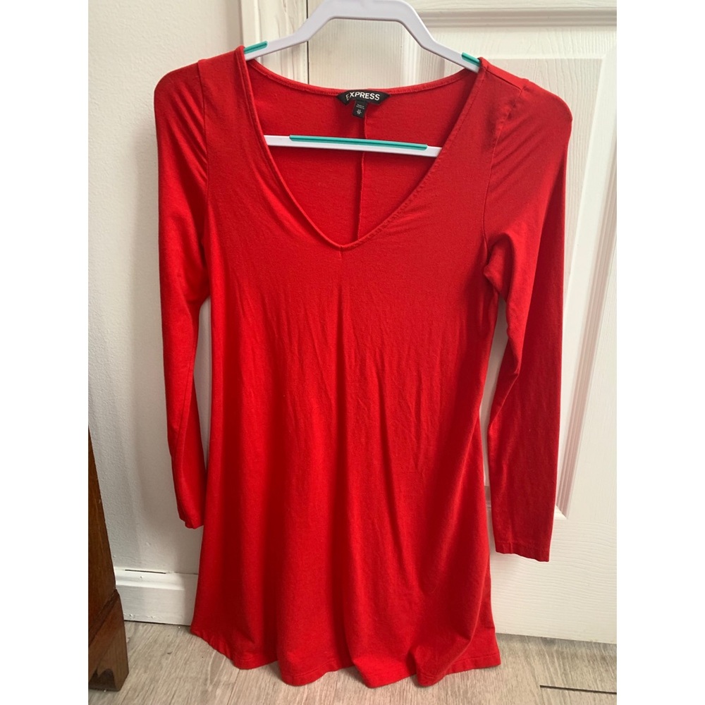 Red dress perfect for any season.